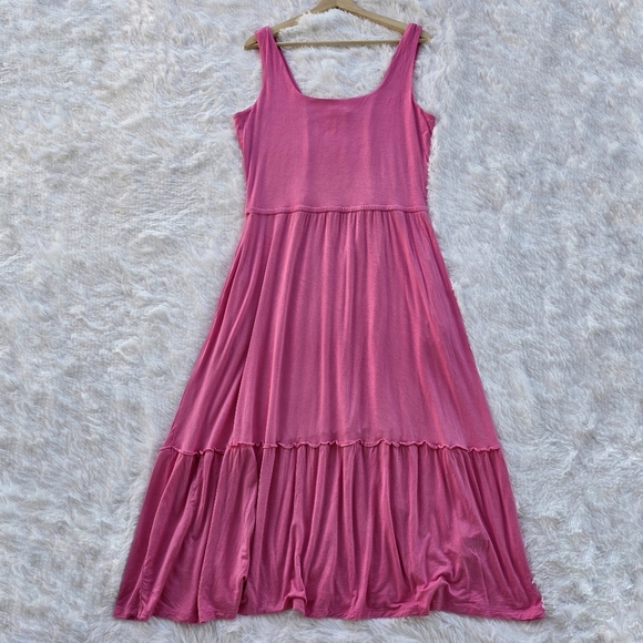 Jason Wu Dresses & Skirts - Jason‎ Wu Barbie Pink Ruffle Hem Tiered Maxi Dress